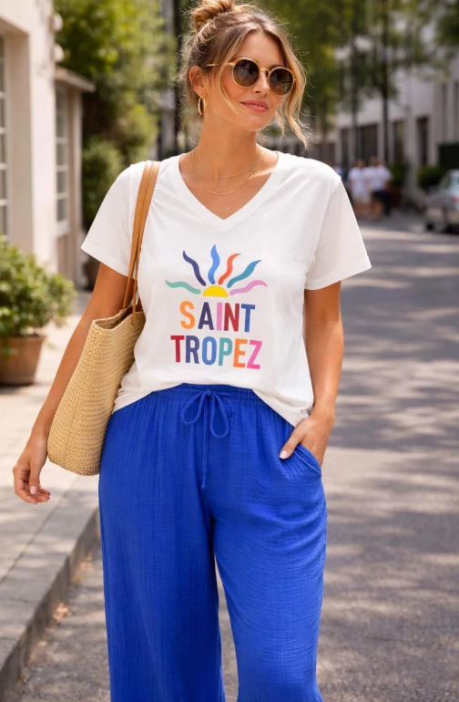 T-shirt BLANCHE VIViCHY
