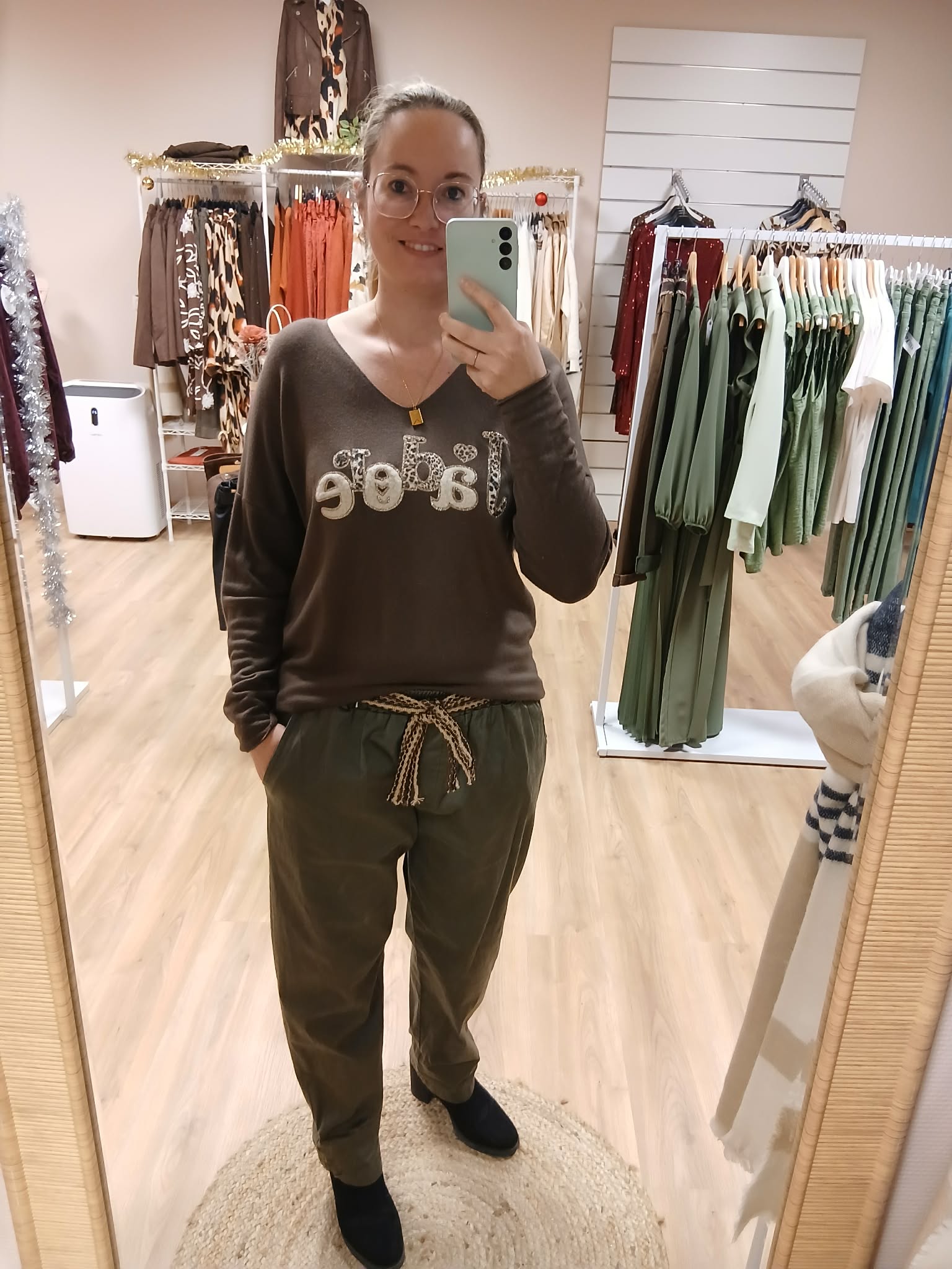 Détail maille douce pull Jade femme confortable soldes 2026
