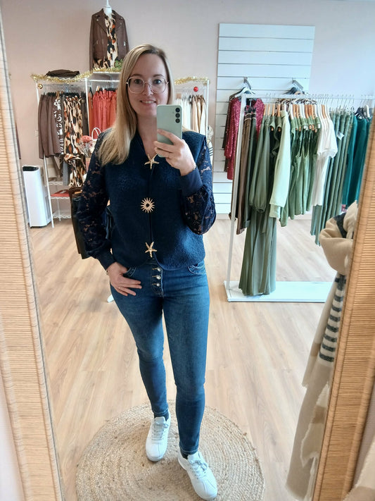 Gilet Elena Femme Sans Manches Broches - Gilet Élégant 3 Coloris