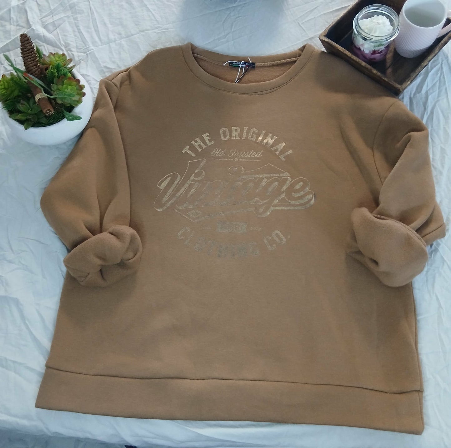 Sweat Edouard Vintage Oversize - Imprimé Rétro