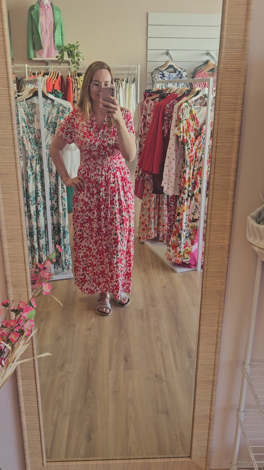 Robe Magique SIRINE Florale - Taille Magique Printemps/Été