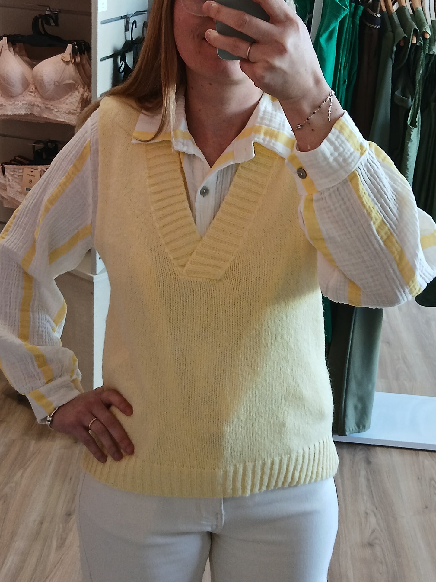 Pull Céleste Sans Manches Femme