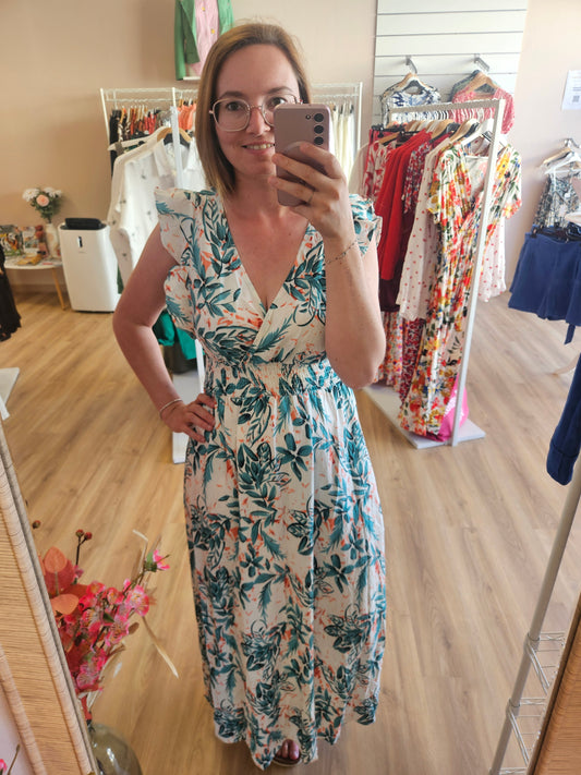Robe MAEVA Longue Florale - Viscose Légère Printemps/Été Les tendances d'Axelya