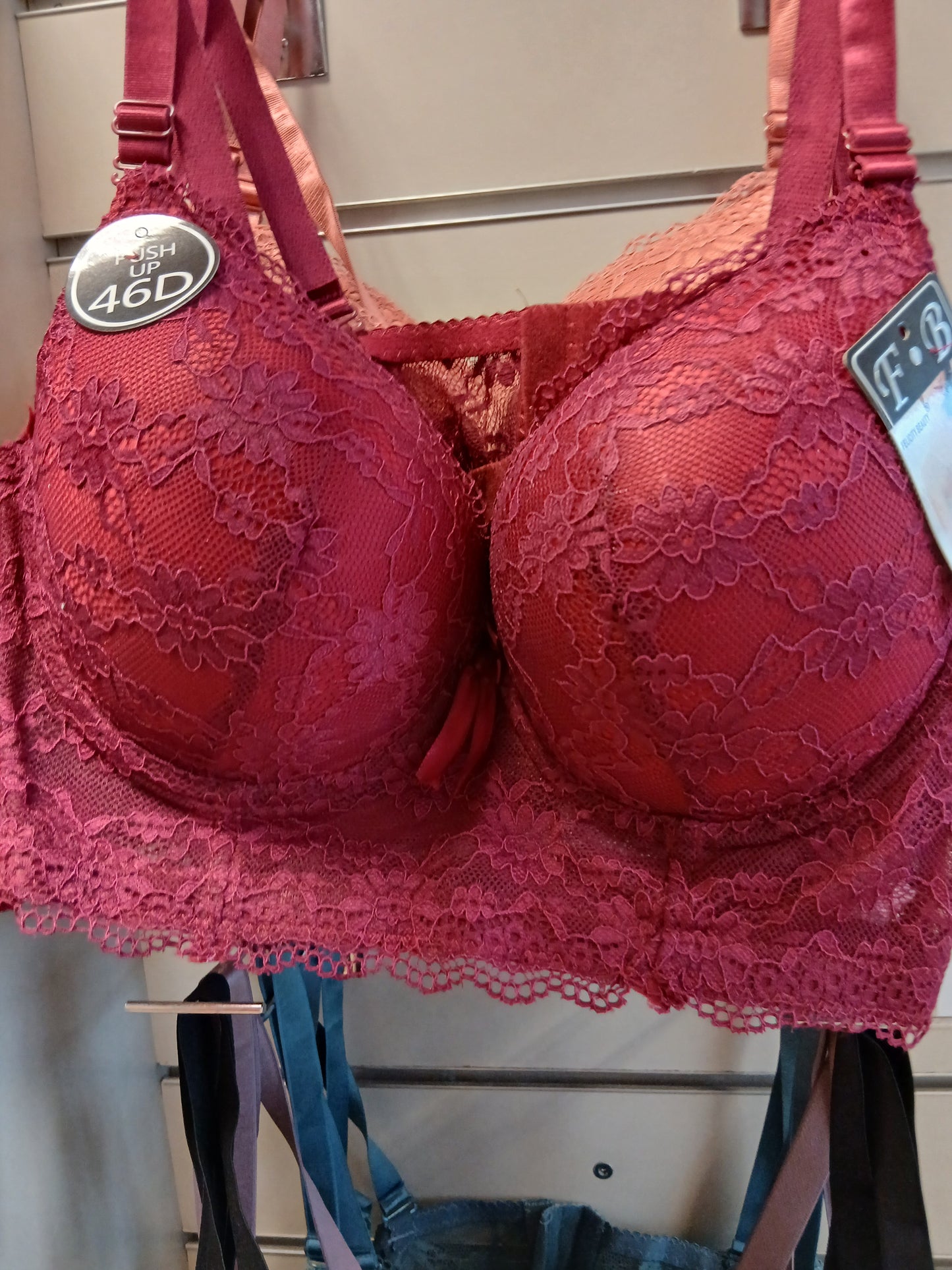 Ensemble Léa - Soutien-Gorge et Culotte Bonnet D avec Dentelle