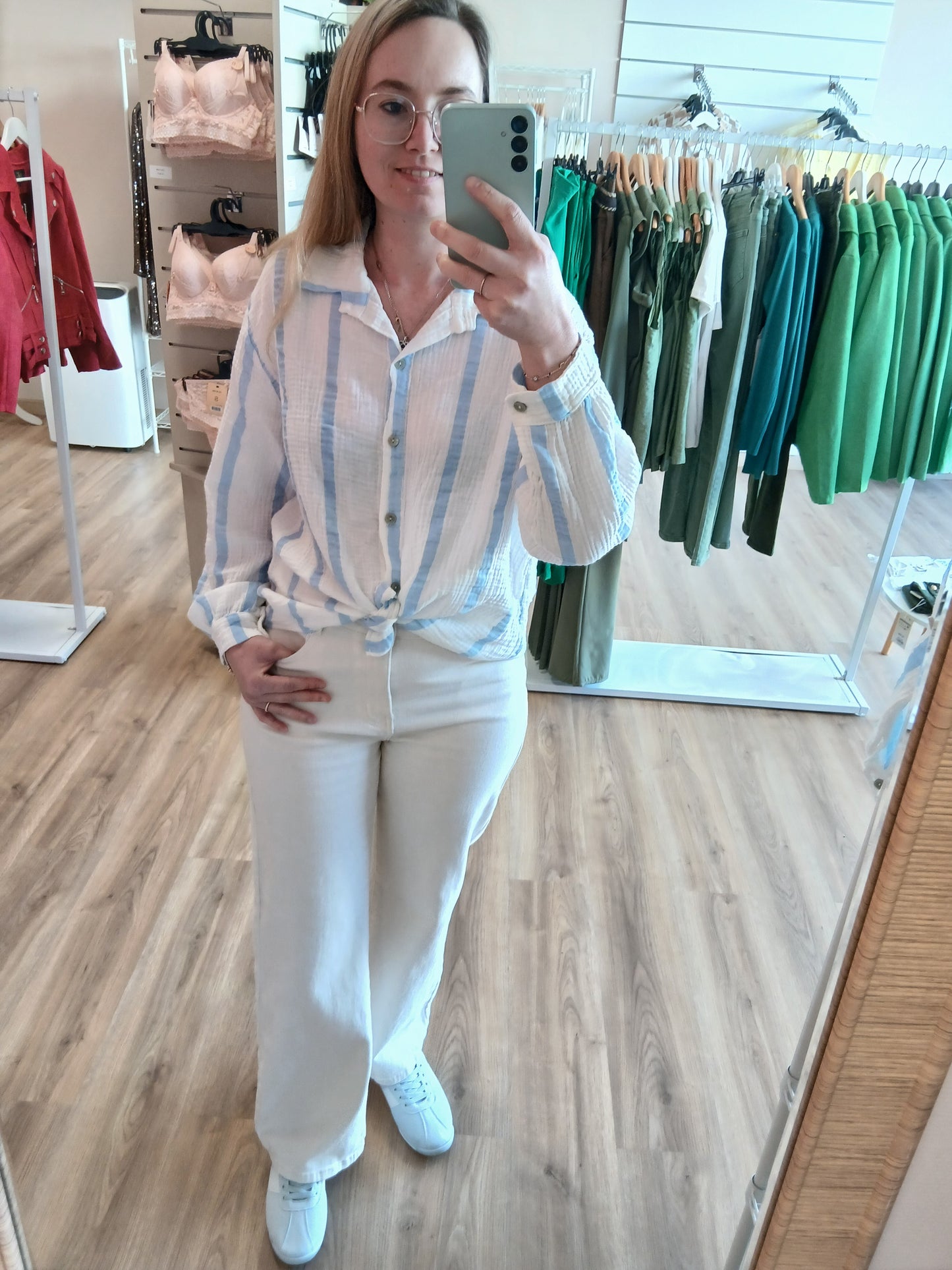 Chemise Amélie Gaze de Coton Femme