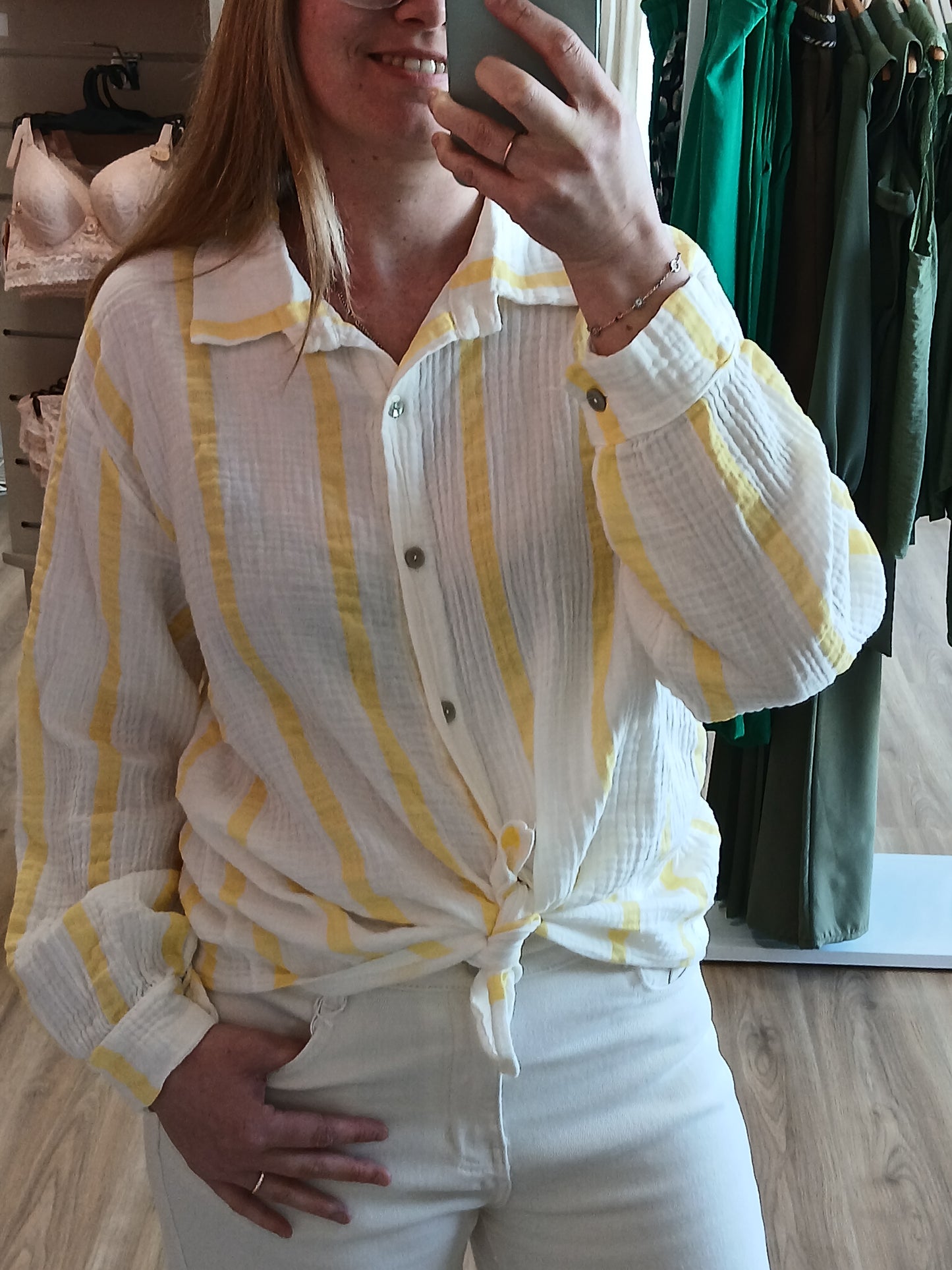 Chemise Amélie Gaze de Coton Femme