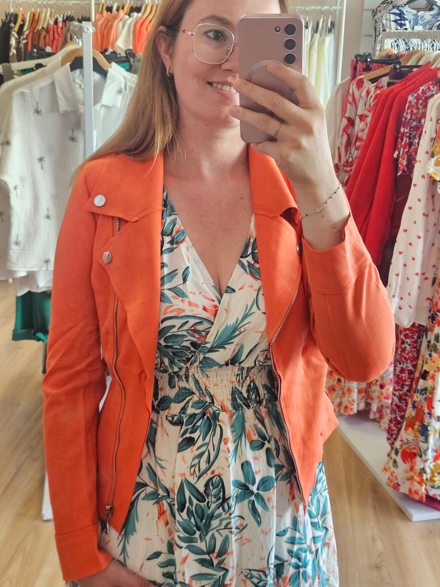 Perfecto Gabriel Suédine - Veste Cintrée Femme - 2 Coloris Les tendances d'Axelya