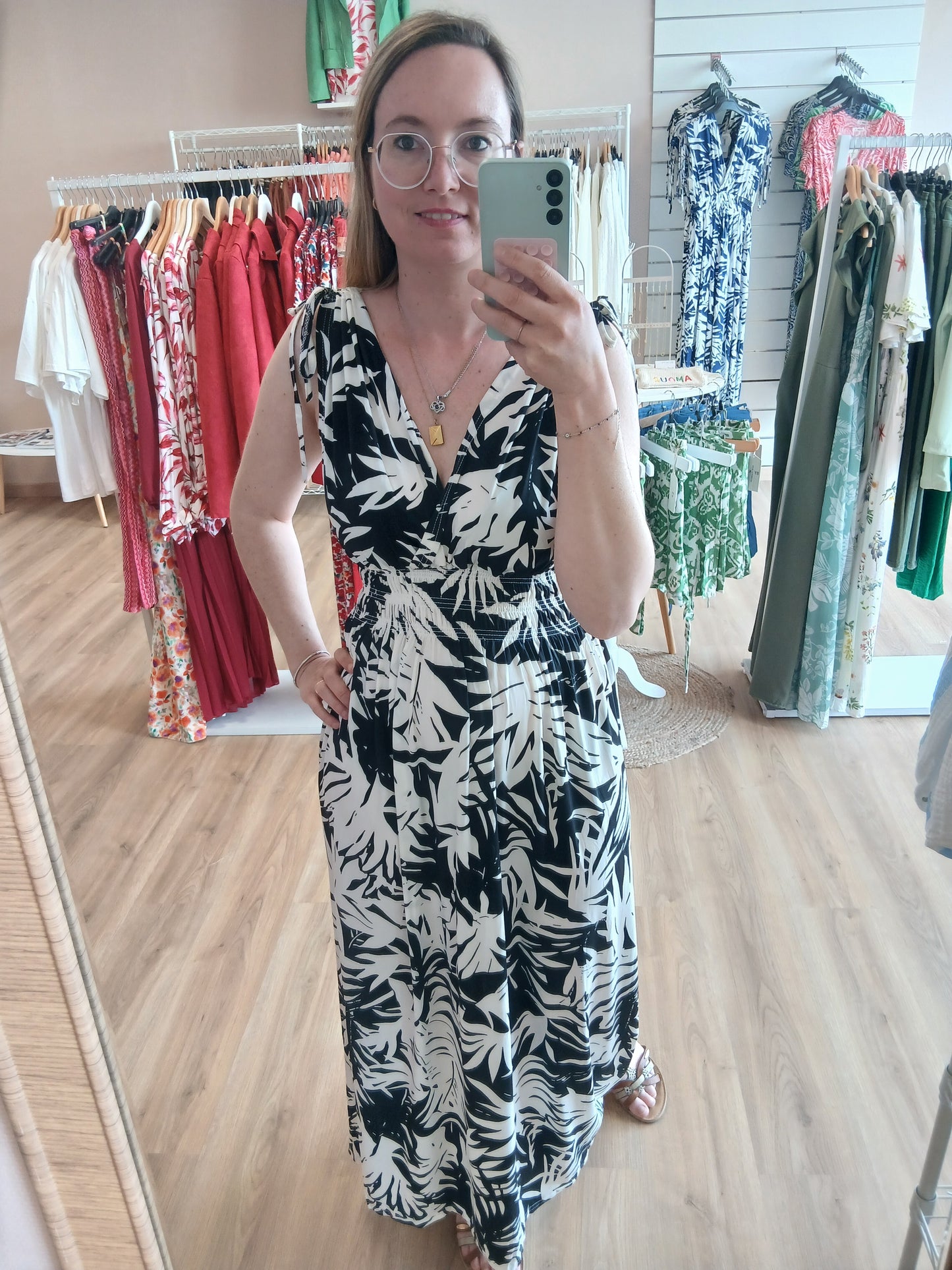 Robe DIANA Longue Taille Magique - 2 Coloris Les tendances d'Axelya