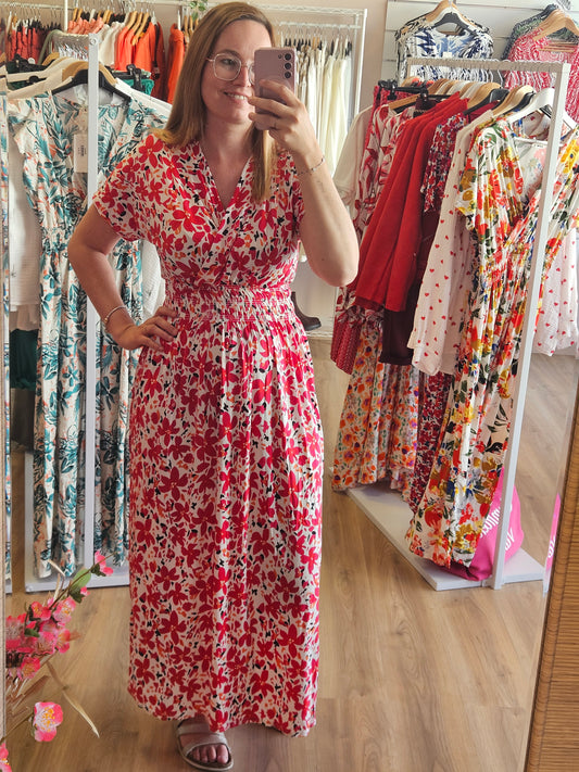 Robe Magique SIRINE Florale - Taille Magique Printemps/Été Les tendances d'Axelya