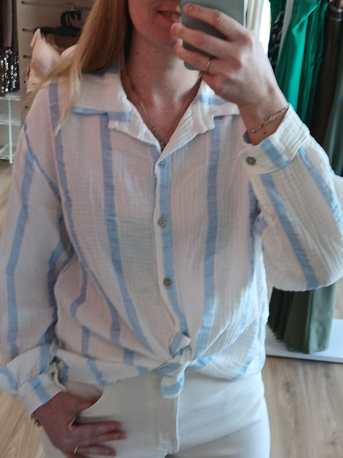 Chemise Amélie Gaze de Coton Femme