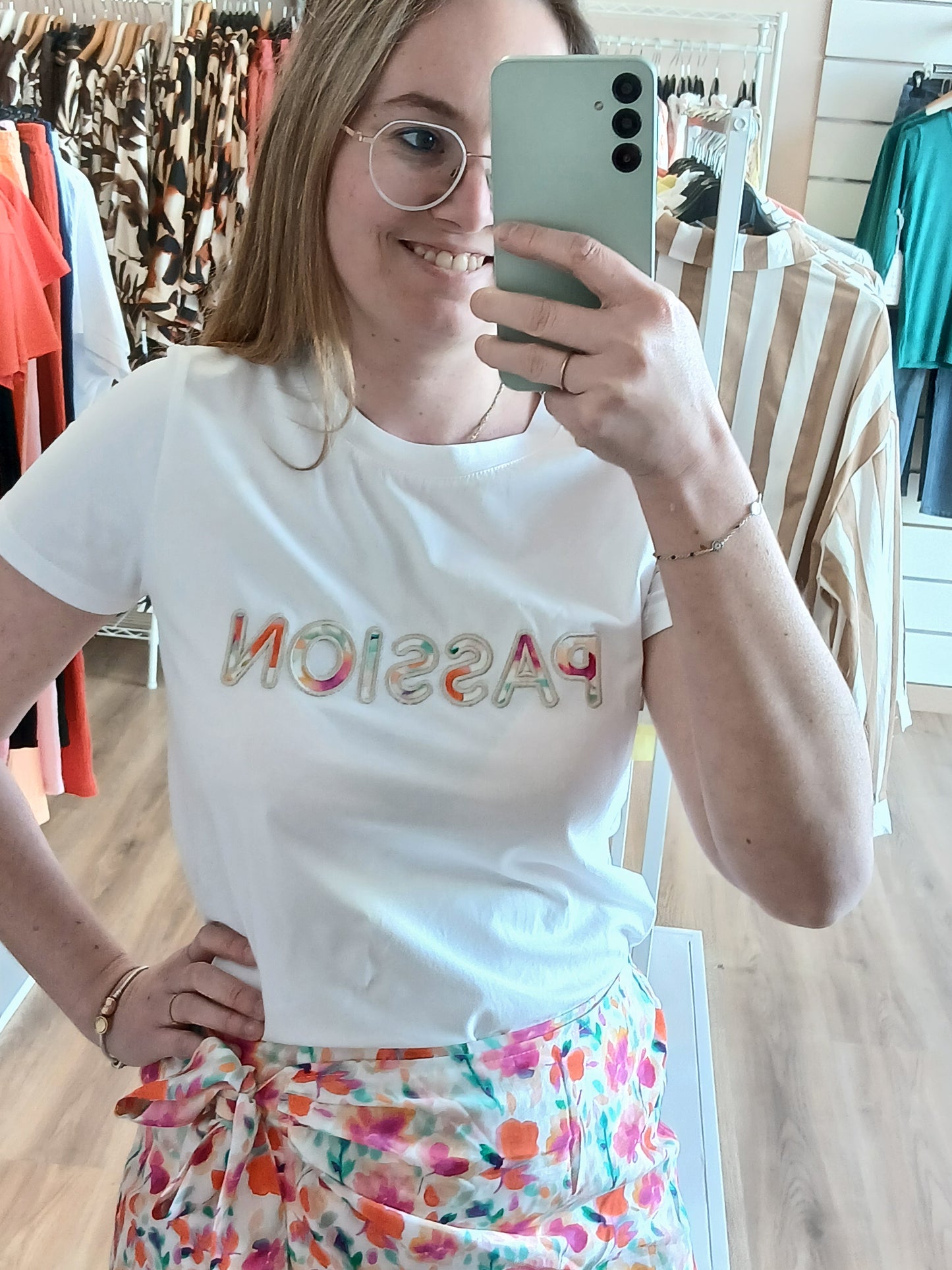 T-shirt ROSE Les tendances d'Axelya