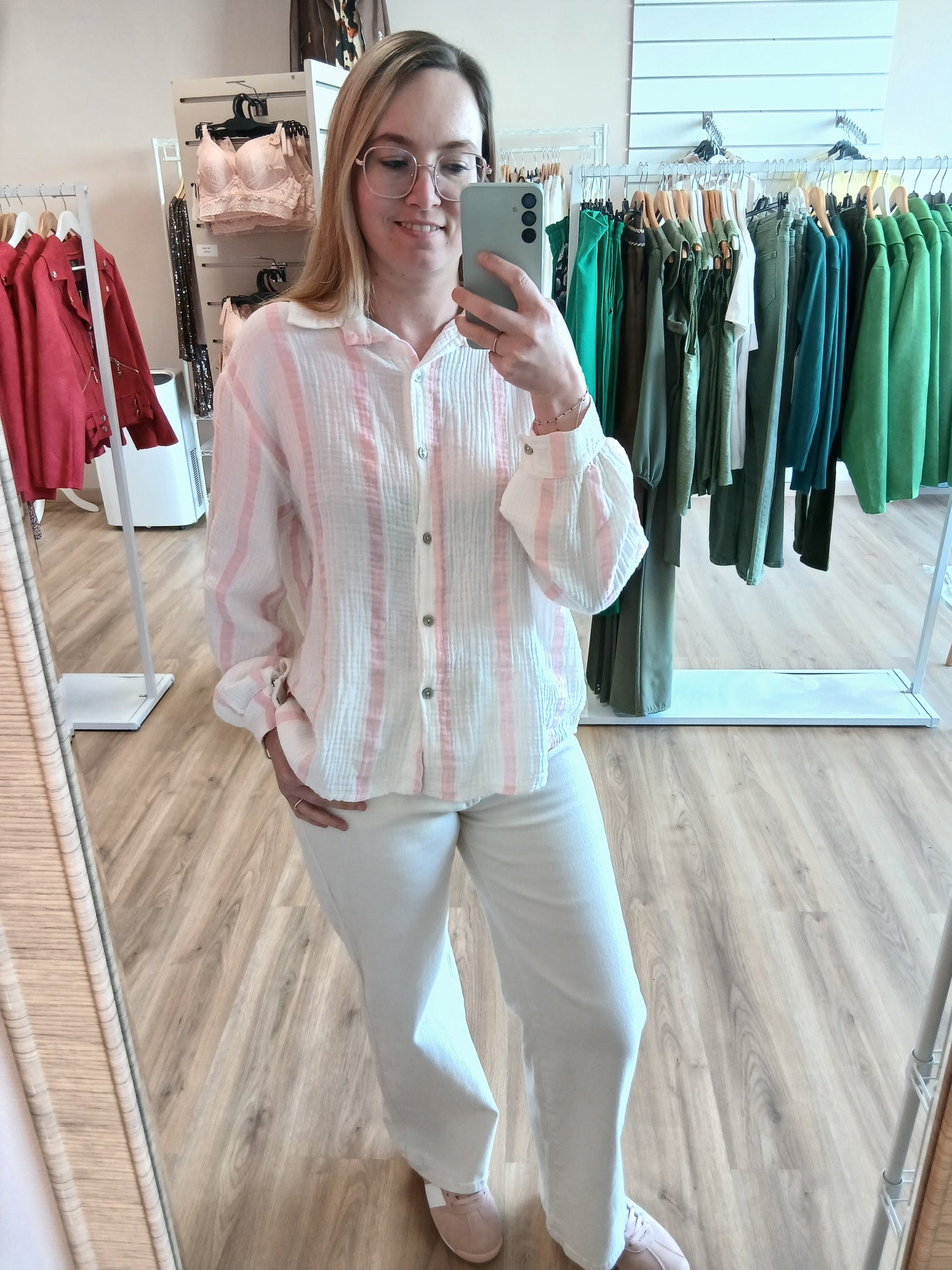 Chemise Amélie Gaze de Coton Femme