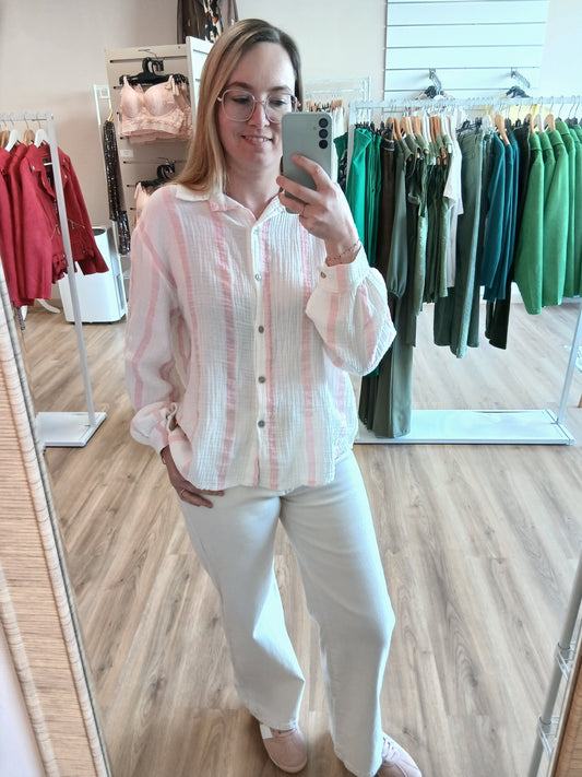 Chemise Amélie Gaze de Coton Femme