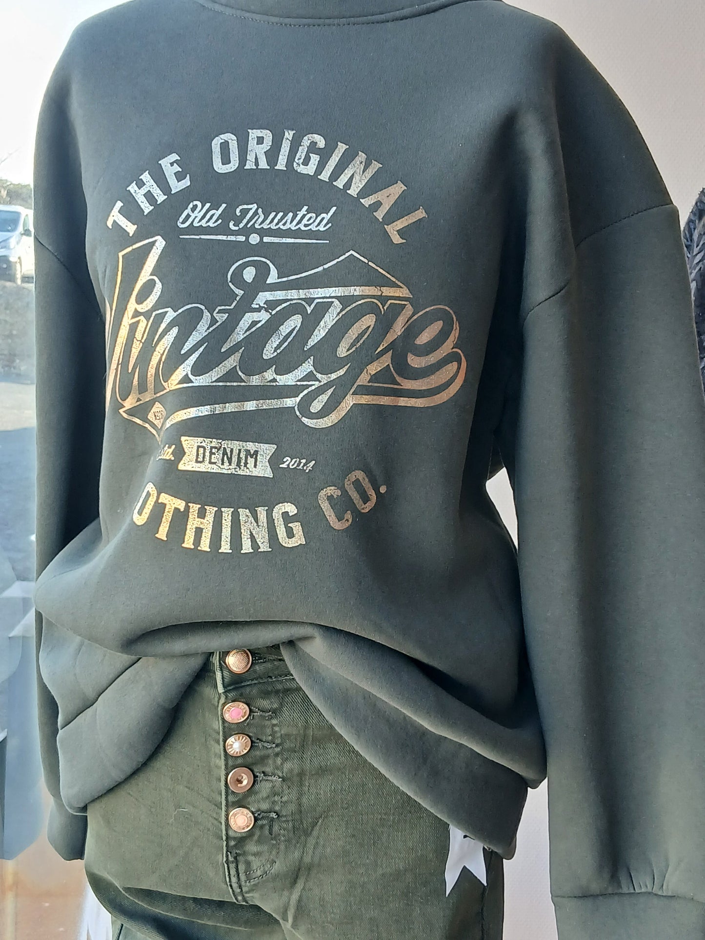Sweat Edouard Vintage Oversize - Imprimé Rétro Les tendances d'Axelya