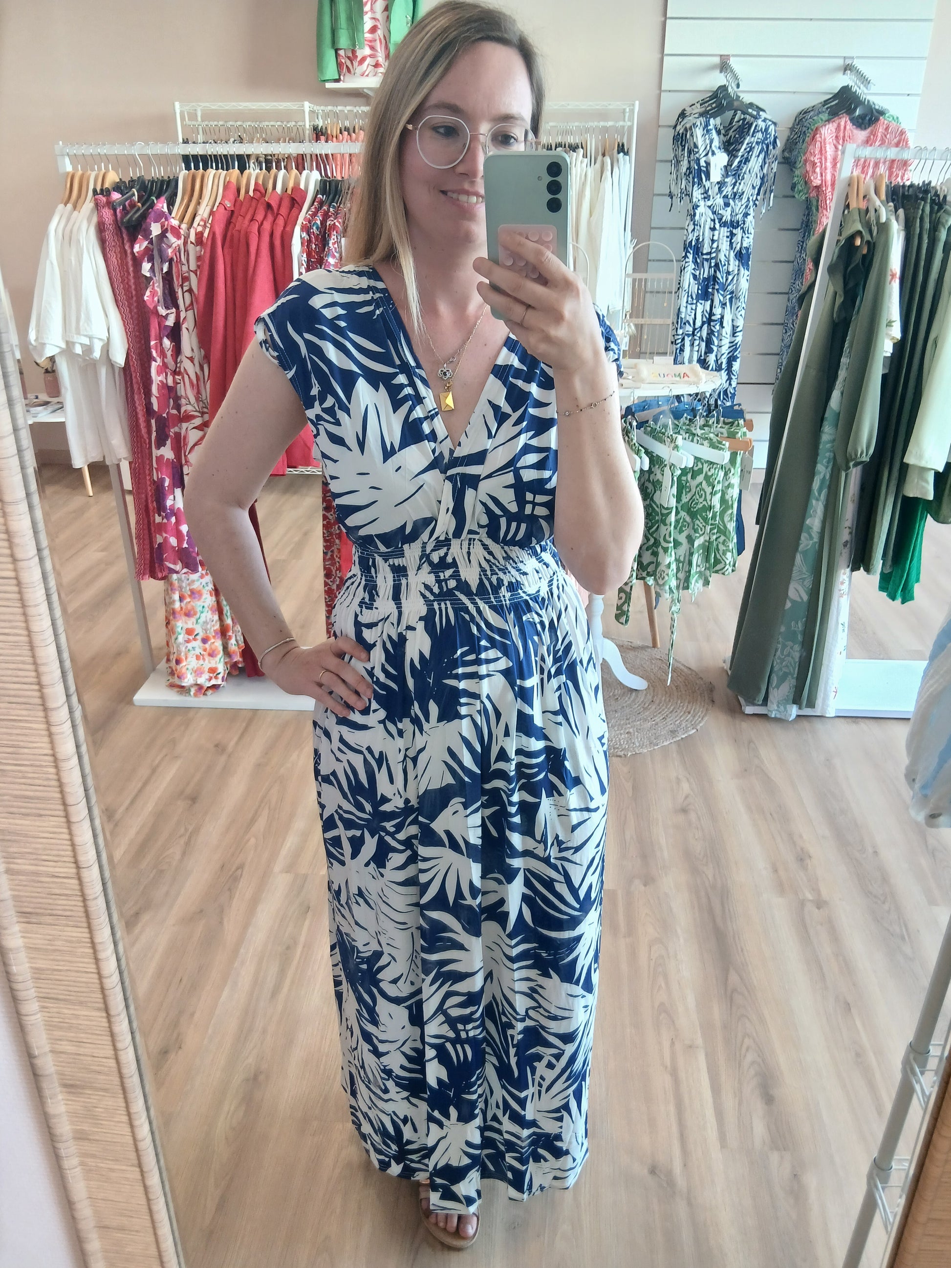 Robe DIANA Longue Taille Magique - 2 Coloris Les tendances d'Axelya